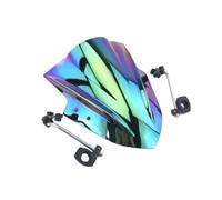 VINCTV Windscreen Air Deflectors Compatible With Ducati For Monster 1200 1200S 2014-2015 For Monster 696 2008-2014 Motorcycle Adjustable Windshield Accessories(Iridium)