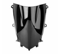 VINCTV Windscreen Air Deflectors Compatible With For YZF600 For R6 R7 2017 2018 2019 2020 2021 2022 Motorcycle Double Bubble Windshield Wind Screen(Black)