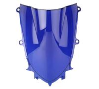 VINCTV Windscreen Air Deflectors Compatible With For YZF600 For R6 R7 2017 2018 2019 2020 2021 2022 Motorcycle Double Bubble Windshield Wind Screen(Blue)
