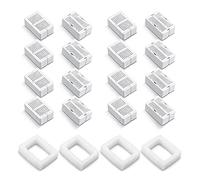 VinDox Pet Fountain Filters - 16 Carbon and 4 Foam Pre-Filters for Ceramic/Cupcake Pet Fountain