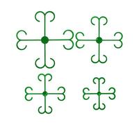 Vine Clips | Small Double-Hook Gardening Tools - Planter Pots Clips Protector | for Indoor Outdoor Office Garden Yard Farm Patio Balcony Greenhouse