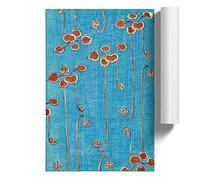 Vine Illustration by Watanabe Seitei | Unframed Wall Art Print | Ready to Frame Poster | Modern Home Decor Picture | Artwork for Living Room, Bedroom, Kitchen or Office | A1 (59.4x84.1 cm)