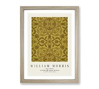 Vine Pattern Vol.1 By William Morris Exhibition Museum Painting Framed Print | A4 Oak Framed Wall Art | Ready to Hang | Modern Historical Picture | Living Room Bedroom Lounge Office