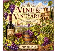 Vine & Vineyards: A Coloring Journey Through Wine Country (The Gourmet Coloring Collection)