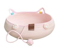 Vine Woven cat nest cat Scratch Board self Feeding Ball All in one Suitable for All Seasons Hand Woven Washable Durable Cotton Rope pet nest