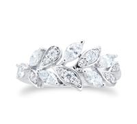 Vinea 18ct White Gold 0.75cttw Diamond Ring - Ring P - Ring Size P