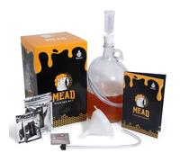 VineLabs Honey Mead Making Kit with Yeast and Starter Home Brew Accessories, Reusable, Step-by-Step Brewing Process, 1 Gallon, Made in The USA