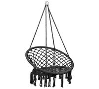vineland cotton hammock swing chair in anthracite