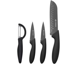 Viners 0305.196 Everyday 3pce Knife Set With Peeler, Stainless Steel