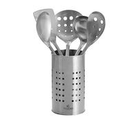 Viners 0305.199 Everyday Kitchen Matching Storage Pot | Brushed Stainless Steel, 6, Utensil Set