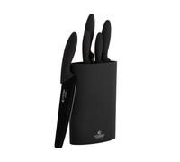 Viners 6 Piece Knife set With Knife Block - Black