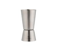 Viners Barware Double Deluxe Dual Spirit Measure Cocktail Jigger | Brushed Stainless Steel, 60ml/30ml