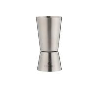 Viners Barware Double Deluxe Dual Spirit Measure Cocktail Jigger | Brushed Stainless Steel, 60ml/30ml