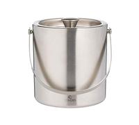 Viners Barware Silver Stainless Steel Double Wall Ice Bucket, 1.5L