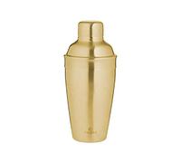 Viners Cocktail Shaker 500ml | Stainless Steel with Brushed Gold Finish | Integral Strainer | Airtight Lid | Gift Box