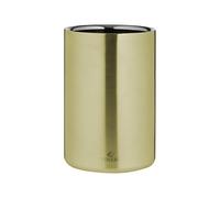 Viners Double Wall Wine Cooler Gold 1.3L Stainless Steel Bottle Cooler | Insulated Champagne & Wine Chiller | Brushed Gold Finish | No Condensation | Table & Home Bar Accessories