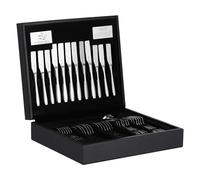 Viners Eden 44 Piece 18/10 Silver Stainless Steel Cutlery Set in Wooden Gift Box