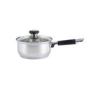 Viners Everyday 18 Centimetre Stainless Steel Sauce Pan with Glass Lid