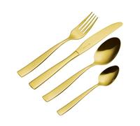 Viners Everyday Purity 16 Piece 18/0 Gold Stainless Steel Cutlery Set