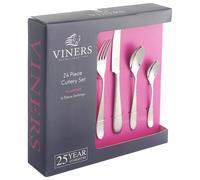 Viners Glamour 24-Piece 18.0 Stainless Steel Cutlery Set in Gift Box (Packaging may vary)