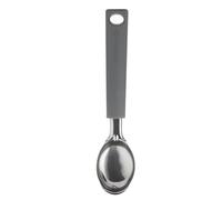 Viners Ice Cream Scoop | Stainless Steel Ice Cream Spoon with Soft Grip Handle | Durable, Comfortable & Easy to Use | Grey & Silver Kitchen Gadget | Dishwasher Safe with Hanging Hook