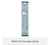 Viners Purity 4 Piece Teaspoon Set 180 Stainless Steel Flared Handle Desig