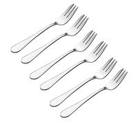Rayware Viners Select Set of 6 Stainless Steel Pastry Folks - Silver Rayware Silver