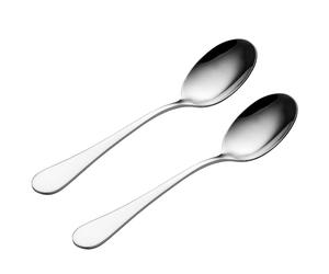 Viners Select 2 Piece Serving Spoon Set | Stainless Steel Large Serving Spoons | Teardrop Handle Design | Mirror Finish | Dishwasher Safe | Gift Boxed Table & Kitchen Serving Utensils