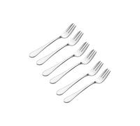 Viners Select Set of 6 Stainless Steel Pastry Folks - Silver Rayware Silver One Size