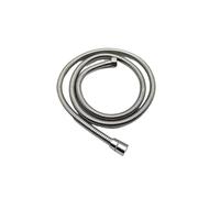 VinerY Chrome/Rose Gold/Golden/Black/Grey/Brushed Nickel Reinforced 1.5m Stainless Steel G1/2 Flexible Shower Hose Bathroom Accessories (Color : Brushed Nickel, Size : 150cm)