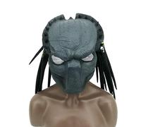 VineRy Movie Alien Vs. Predator Lone Wolf Cosplay Costume Adult Mask Halloween Party Predator Helmet Horror Mask for Mens and Women (A)