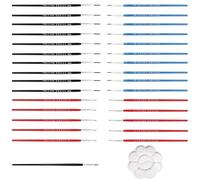 VINEST 31pcs Fine Detail Paint Brush Set for Art, Nylon Miniature Paint Brushes with Color Palette, Acrylic Small Paint Brushes for Acrylic Watercolor Oil Nail Art Model Making Line Drawing