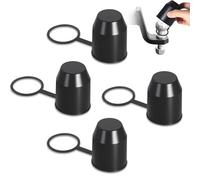 VINEST 4Pcs Tow Bar Cover, 50mm Waterproof Trailer Hitch Ball Cover, Universal Tow ball cover, Abrasion & Dirt Protection for Truck and Trailer Hitch Towballs