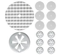 VINEST 7 Sets Heat Shield Repair Kit, Easy Fix Heat Protection Plate for N90335004, Heat Shield Clips 30mm 52mm, Metal Locking Star Washers under Car Cover Bottom