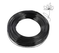 VINEST Craft Wire, 1 mm x 60 m, Wire for Crafts, Very Flexible, Bendable, DIY Craft Wire, Black, Jewellery Wire, Aluminium Wire, Binding Wire, Modelling Wire for DIY, Gardening, Sculpture