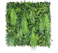 Artificial Plant Flower Living Wall Panels Realistic Indoor/Outdoor Garden 100cm x 100cm Home, Office, Cafe, Shop, Salon, Wedding (Vinewell)