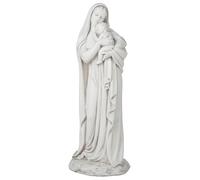 Vineyard Carvings Madonna and Child Statue - 7 Inches Madonna Figurines Catholic Home Decor, Hand Painted Blessed Mother Virgin Mary Statue Renaissance Collection