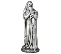 Vineyard Carvings Madonna and Child Statue - 7 Inches Madonna Figurines Catholic Home Decor, Hand Painted Blessed Mother Virgin Mary Statue Renaissance Collection