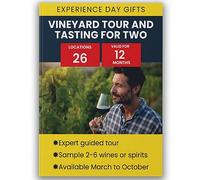 Vineyard & Distillery Tours & Tastings Gift Experience