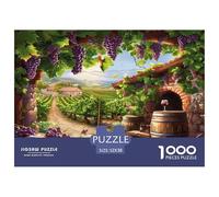 Vineyard Jigsaw Puzzles for Adults,1000 Pieces Building Challenging Puzzle, Home Decoration Great Gift for Adults 52x38cm/1000pcs