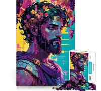 Vineyard King︰ Dionysus Transcendent Adults Puzzles 1000 Piece Jigsaws Recall Skill Fun High Precision Die Cut Easy to Learn Family Enjoyment (50x75cm)