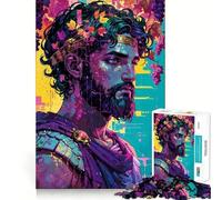 Vineyard King︰ Dionysus Transcendent Jigsaw Puzzle 1000 Think Boost Game Tight Lock No Loose Pieces Interactive Brain Challenge for Home (38x26cm)