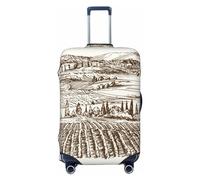 Vineyard Landscape 1 Travel Luggage Covers - Elasticity Suitcase Covers Protector for Luggage 18-32 Inch