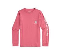 Vineyard Vines Boys Boys' Sunset Ski Pups Long-Sleeve Pocket Tee, Red Sky, 5 Years