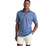 Vineyard Vines Men's Bradley Stripe Sankaty Polo, Blue/Sum Evening, S