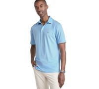 vineyard vines Men's Bradley Stripe Sankaty Polo, Sea Splash/Oc Breeze, XL