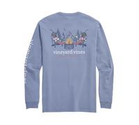 vineyard vines Men's Chilly Peppers Long-Sleeve Pocket Tee, Summer Evening, S