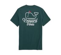 Vineyard Vines Men's Golf Flag Short-Sleeve Tee, Charleston Green, S