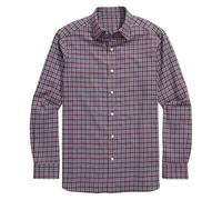Vineyard Vines Men's Kendrick Check Tech Twill Shirt, Crimson, S