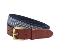 vineyard vines Men's Micro Whale Classic Canvas Club Belt, Nautical Navy, 42
